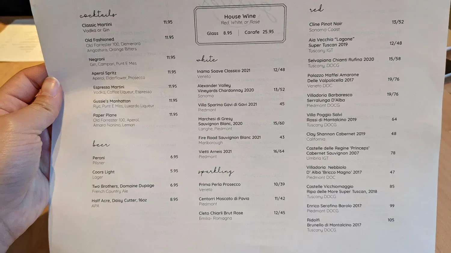 Menu 2