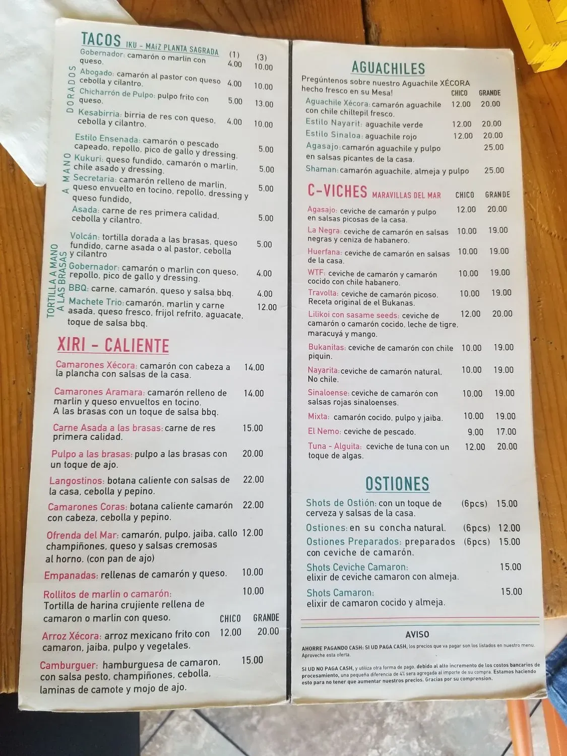 Menu 5