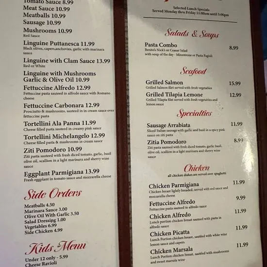 Menu 2