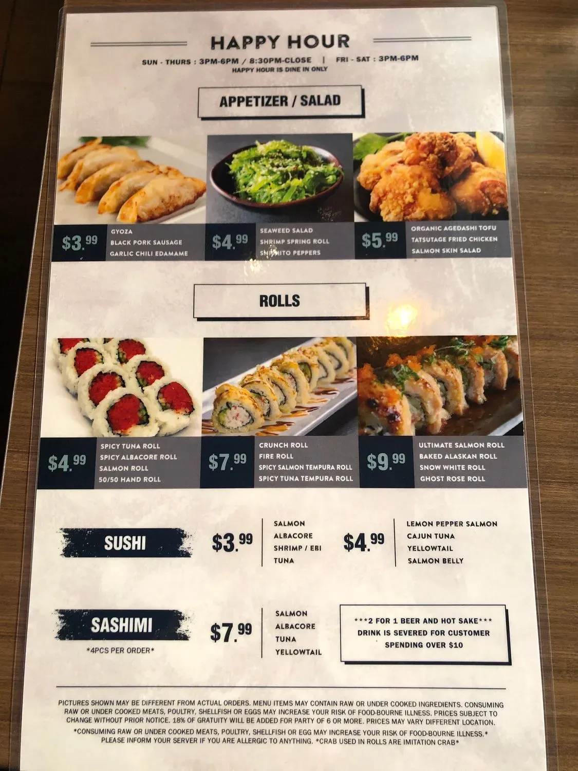 Menu 6