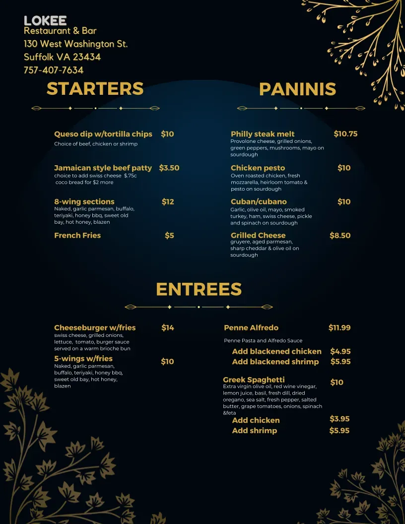 Menu 3