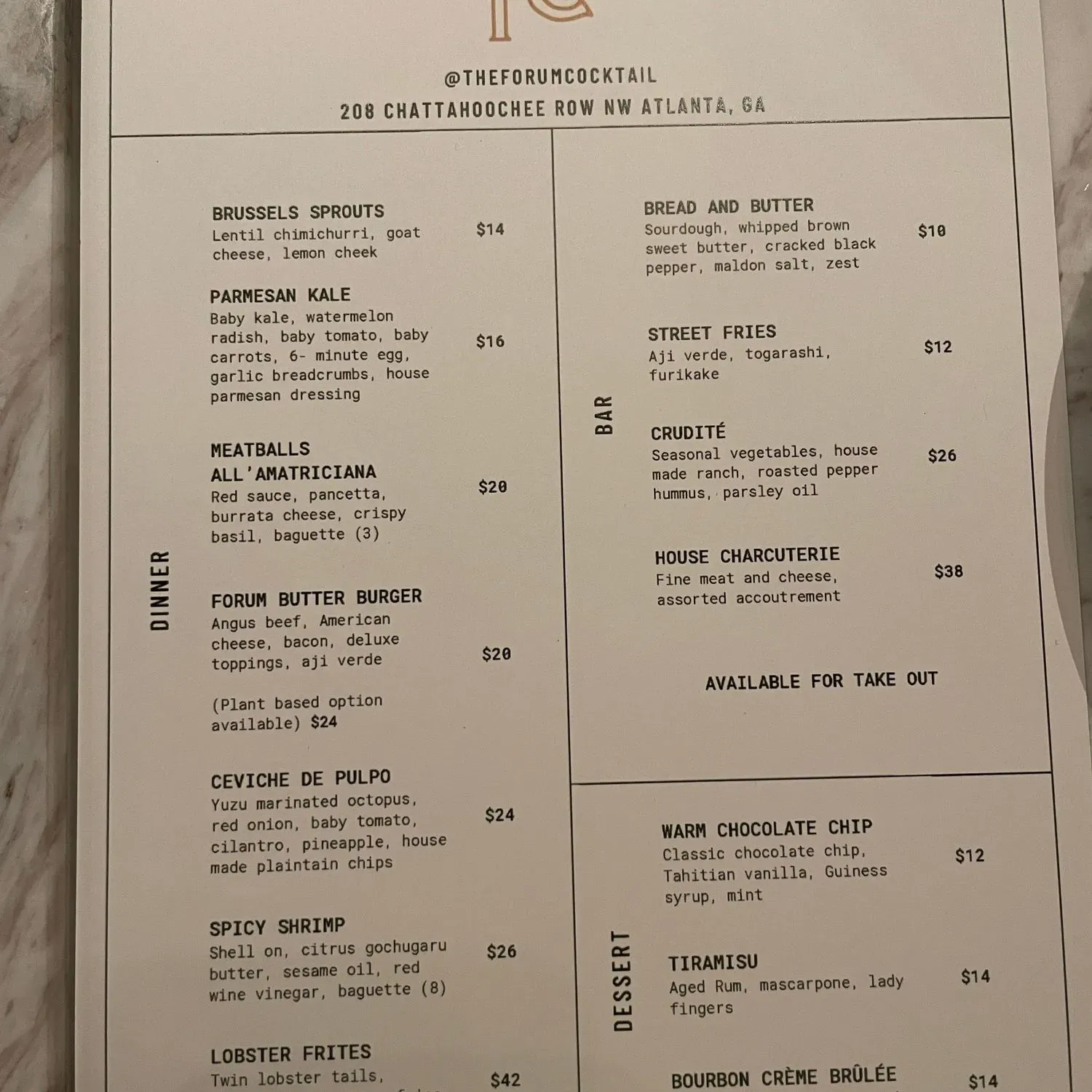 Menu 2