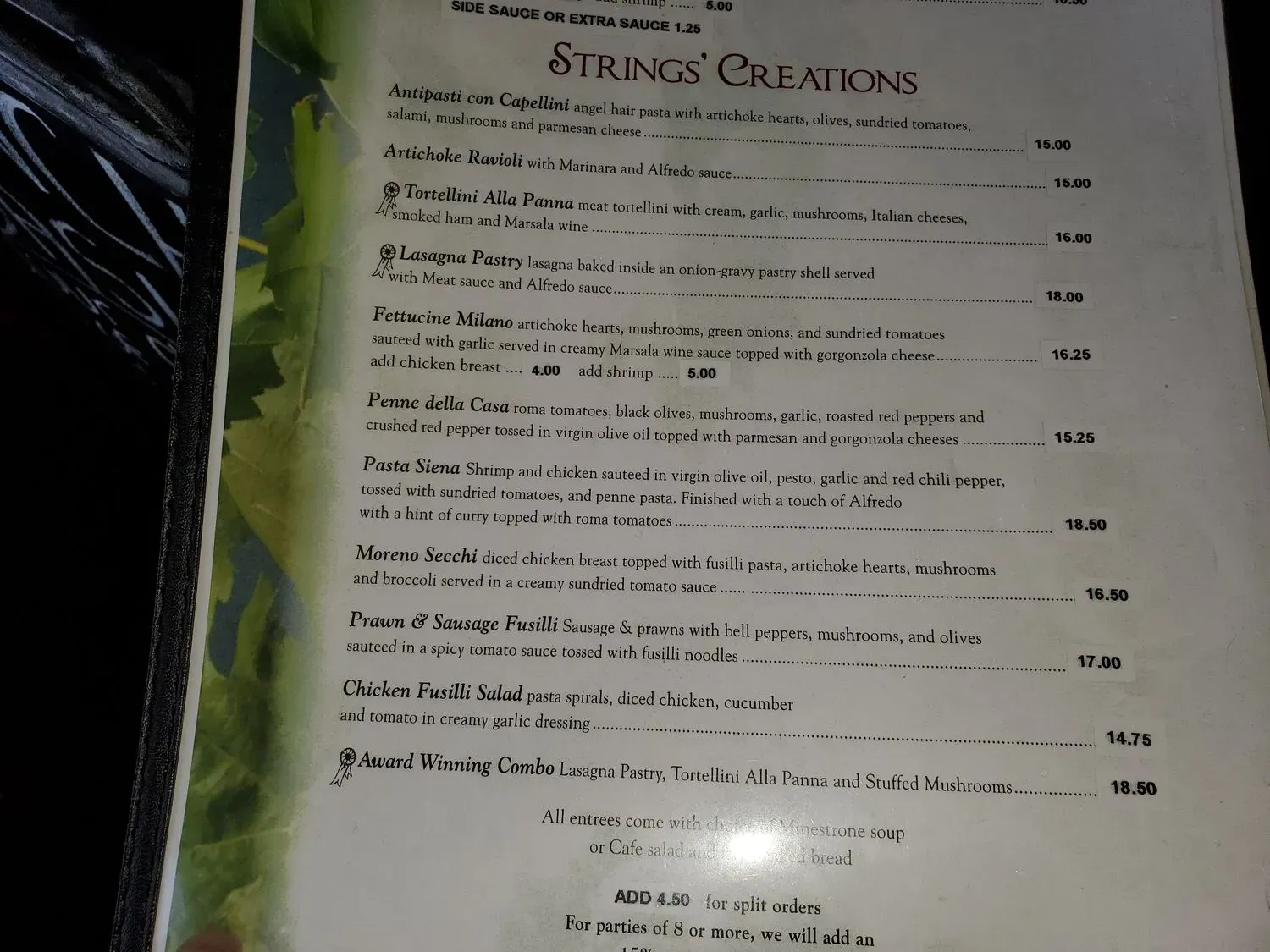 Menu 4