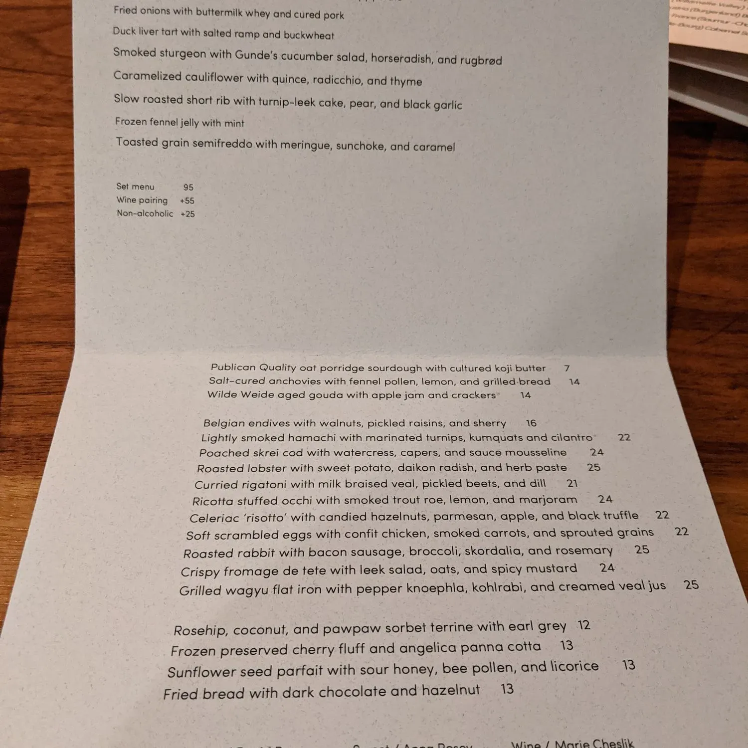 Menu 2