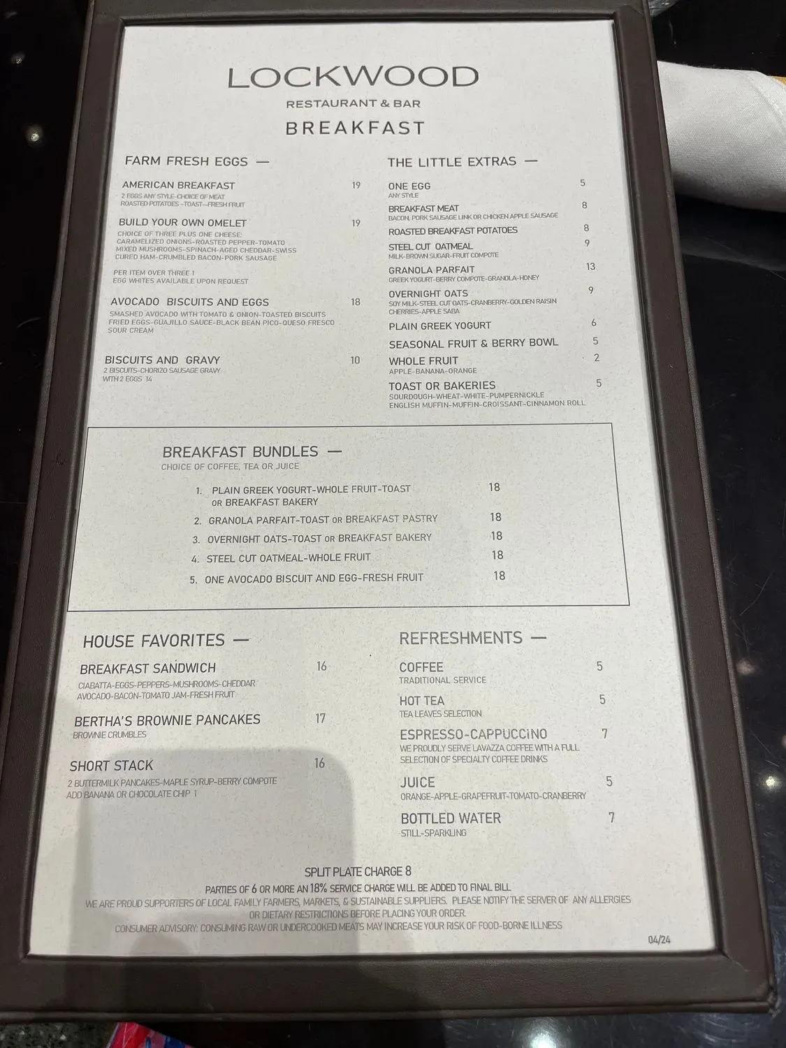 Menu 4