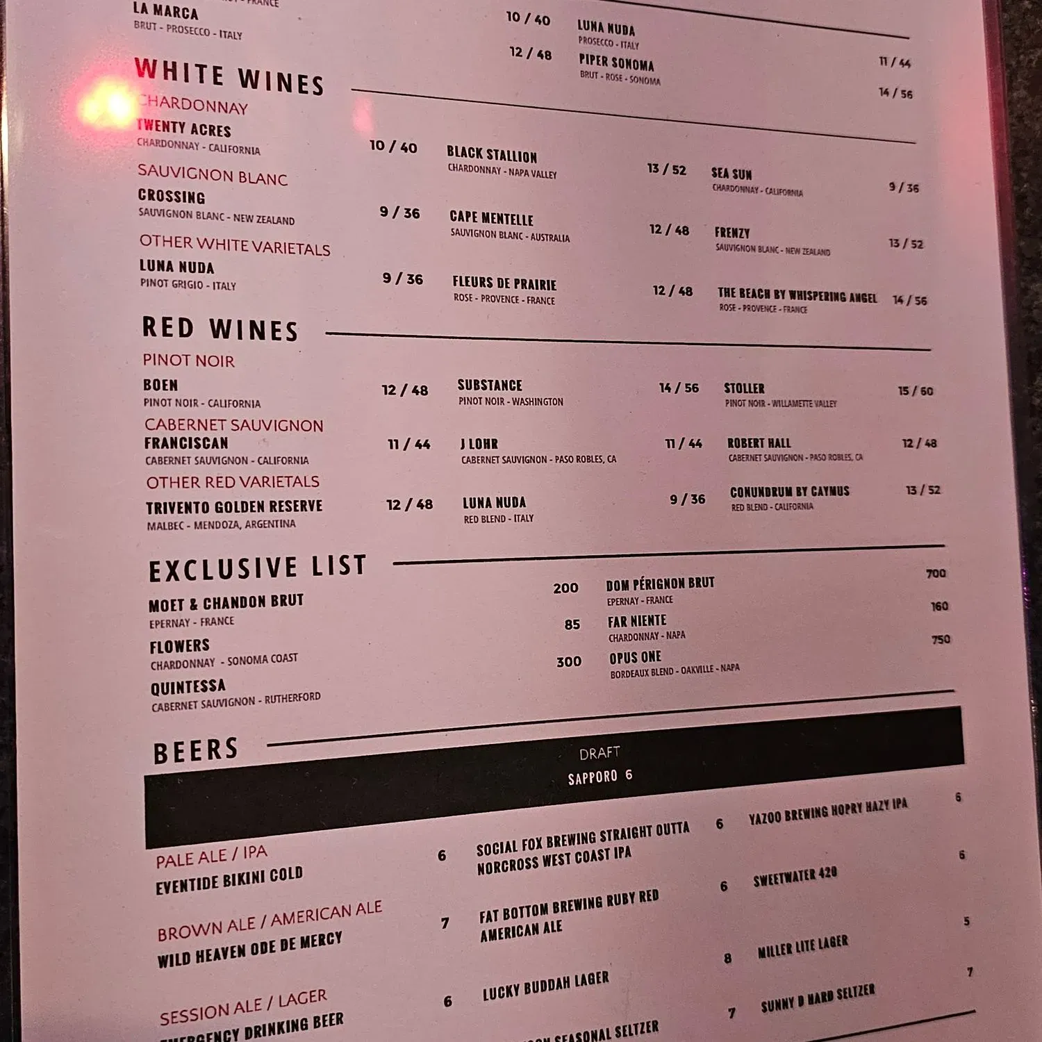 Menu 3