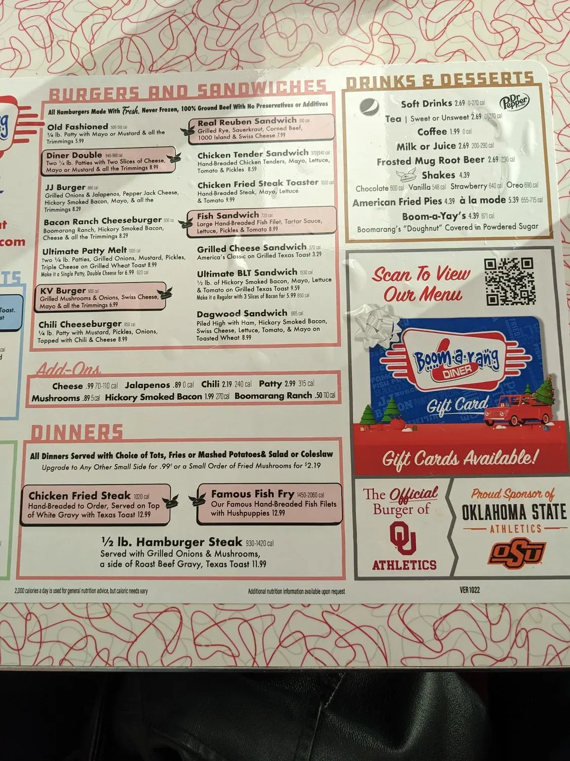 Menu 6