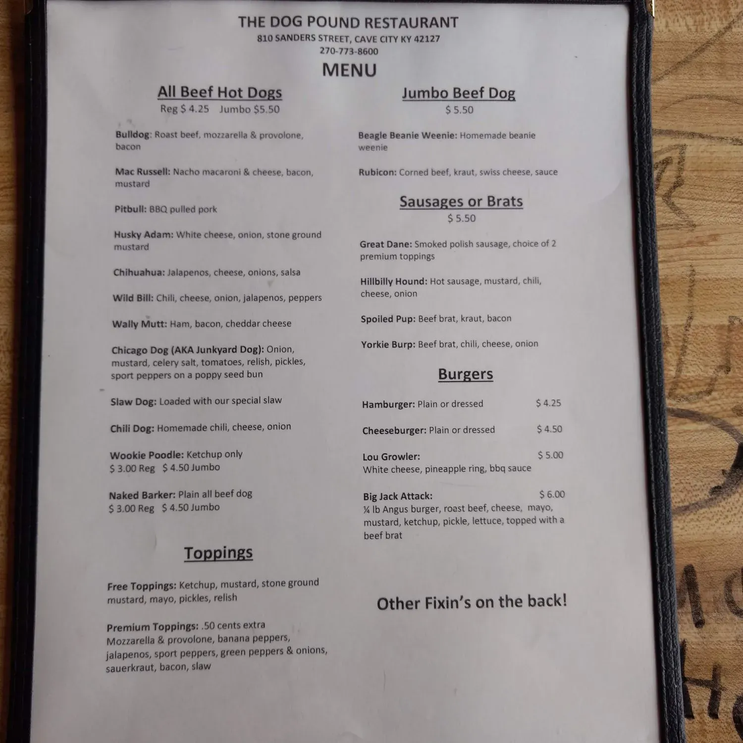 Menu 3