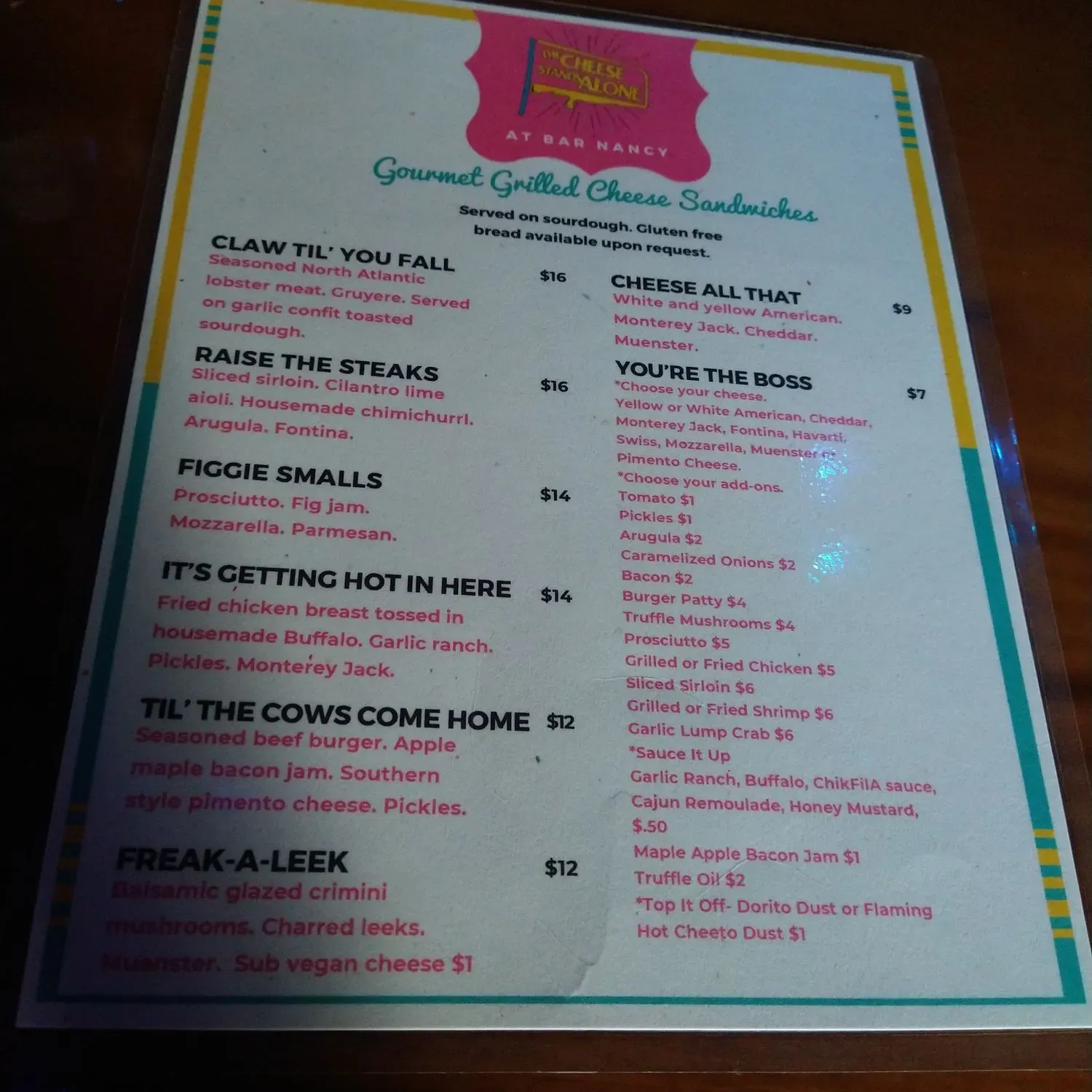 Menu 3