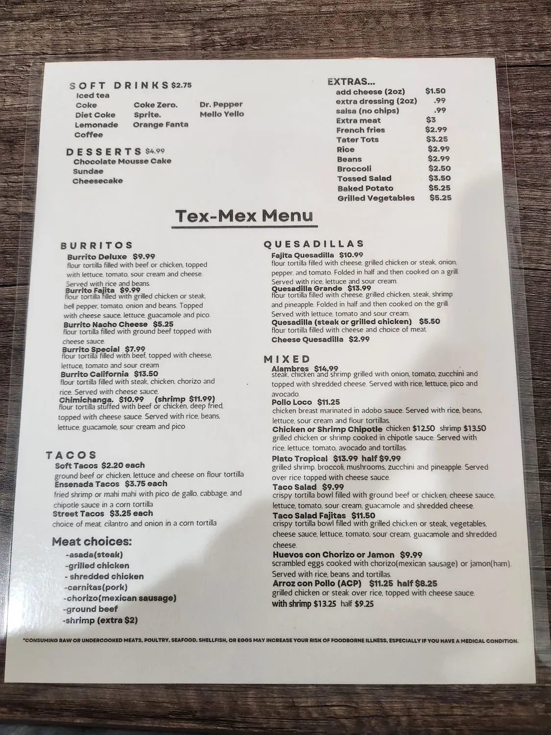 Menu 2