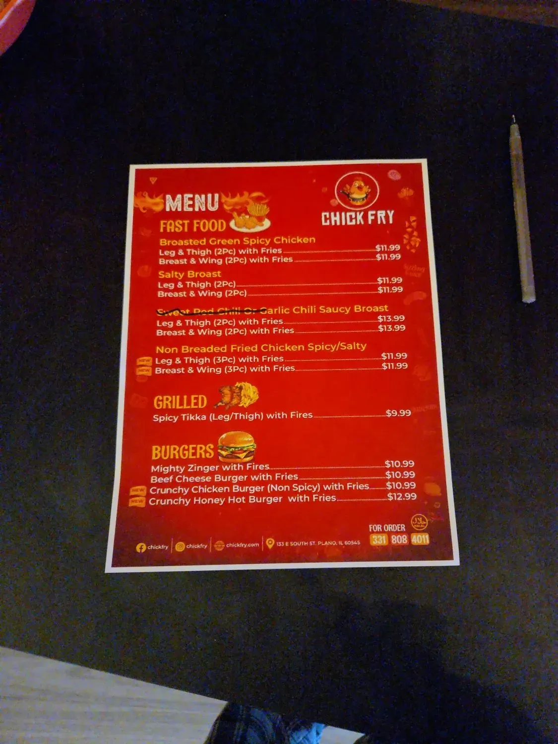 Menu 5