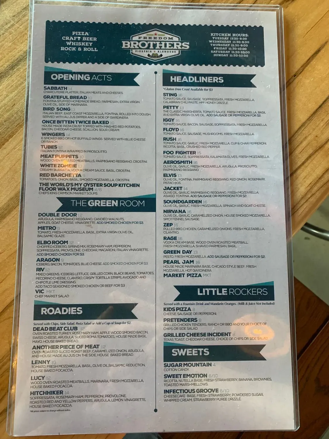 Menu 2