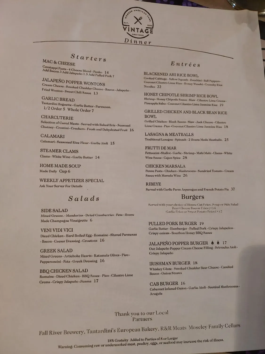 Menu 4