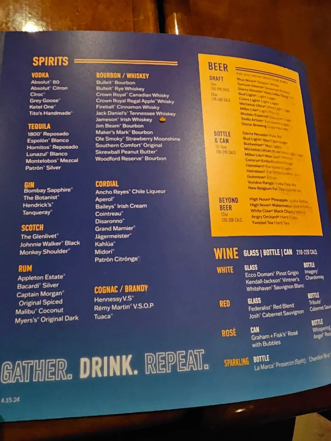 Menu 4