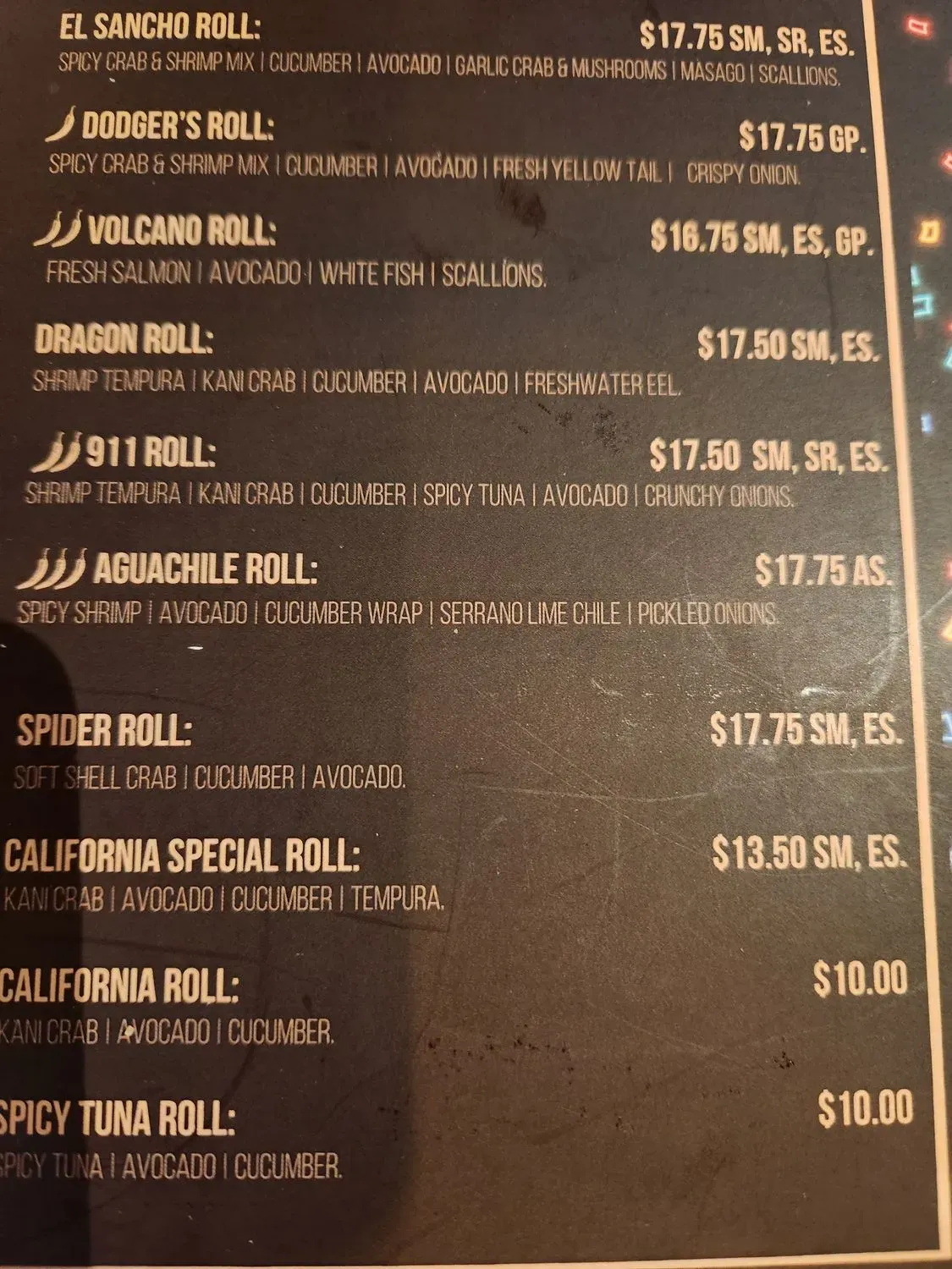 Menu 3