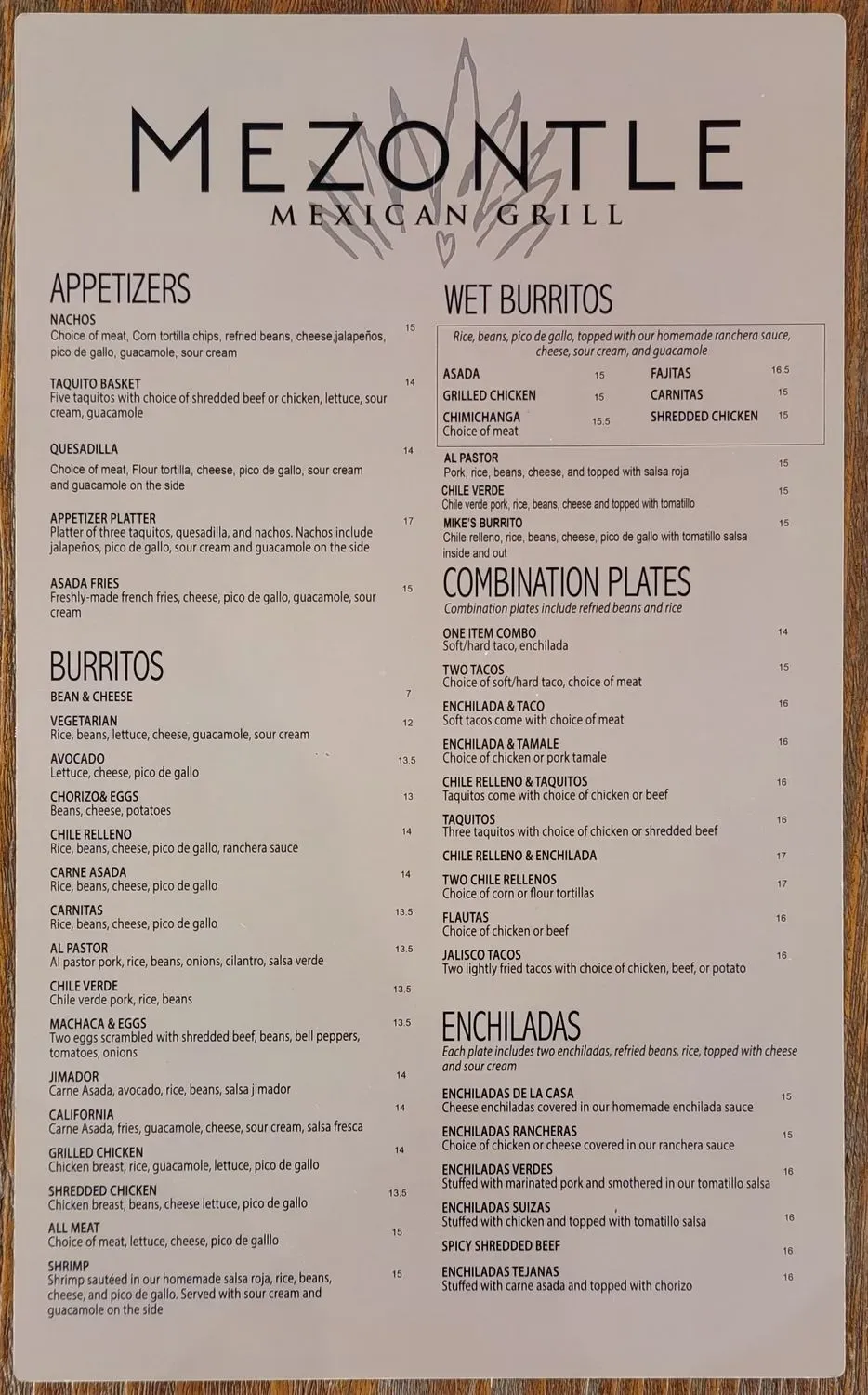 Menu 2