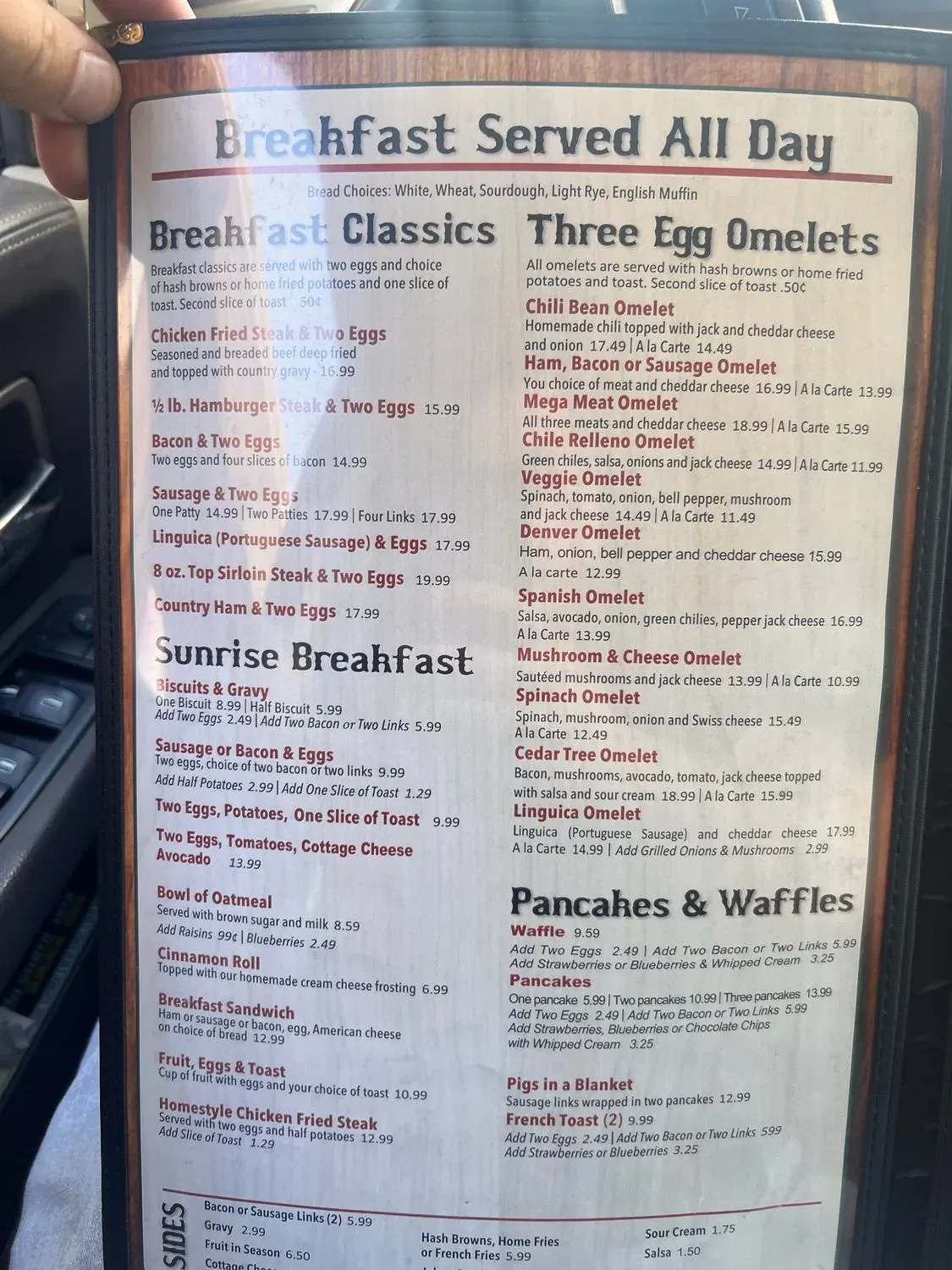 Cedar Tree Restaurant Menu - Updated November 2025