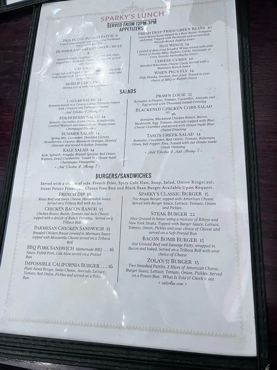 Menu 2