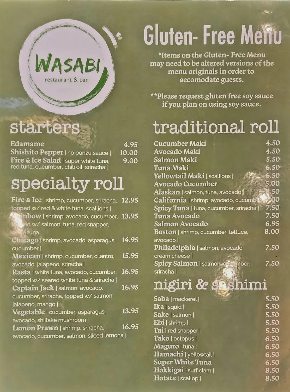 Menu 2