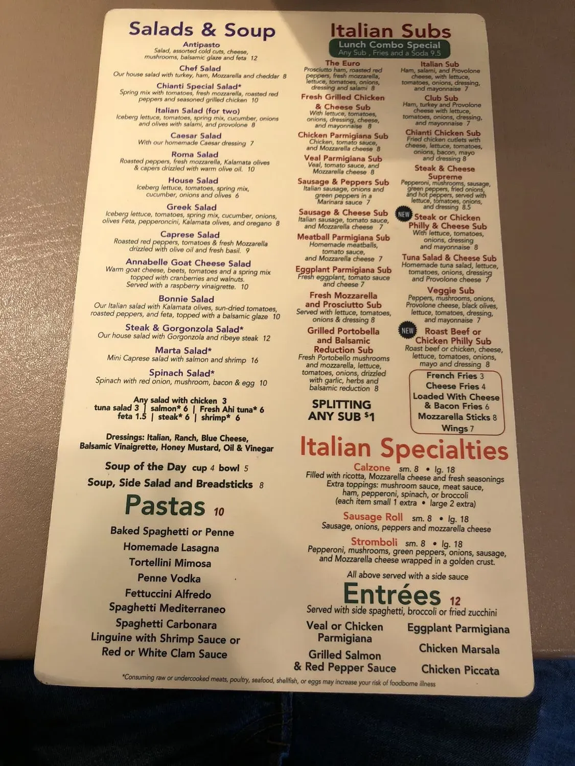 Menu 5