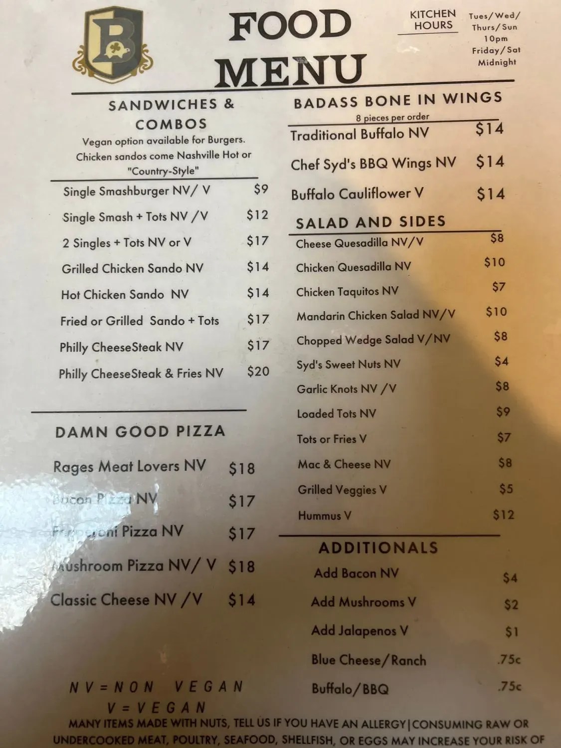 Menu 2