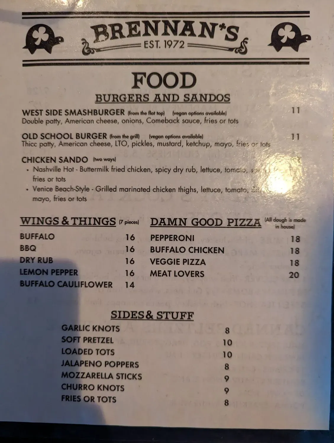 Menu 4