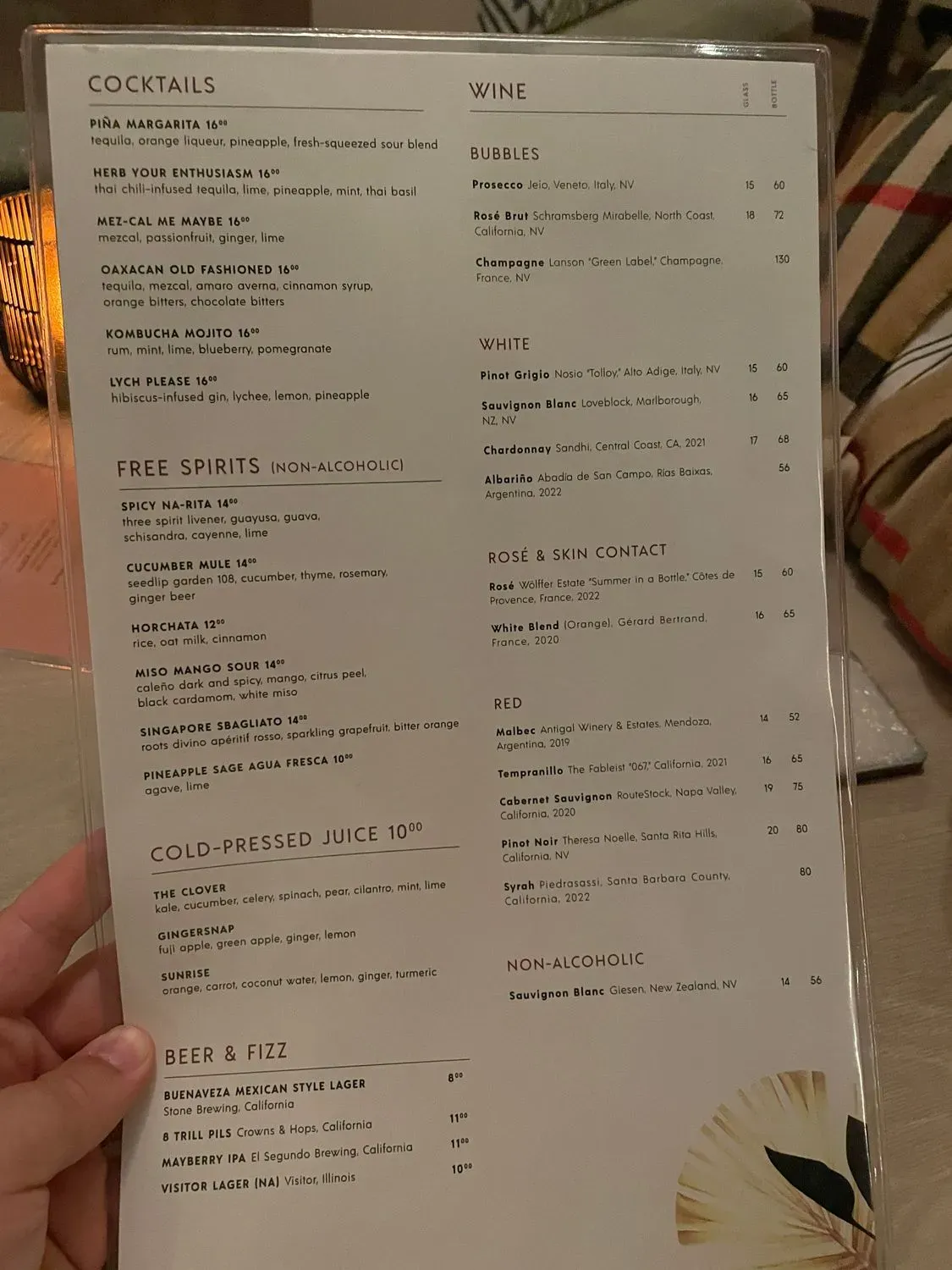 Menu 5