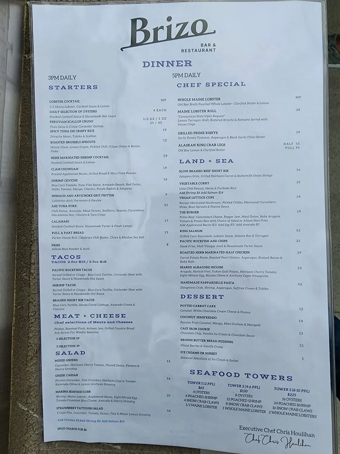 Menu 5