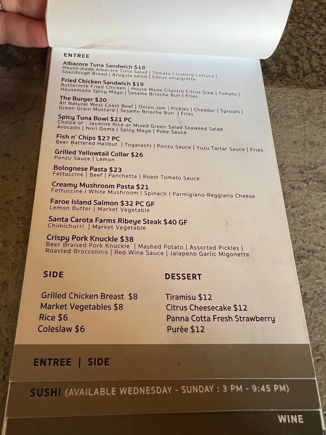 Menu 6