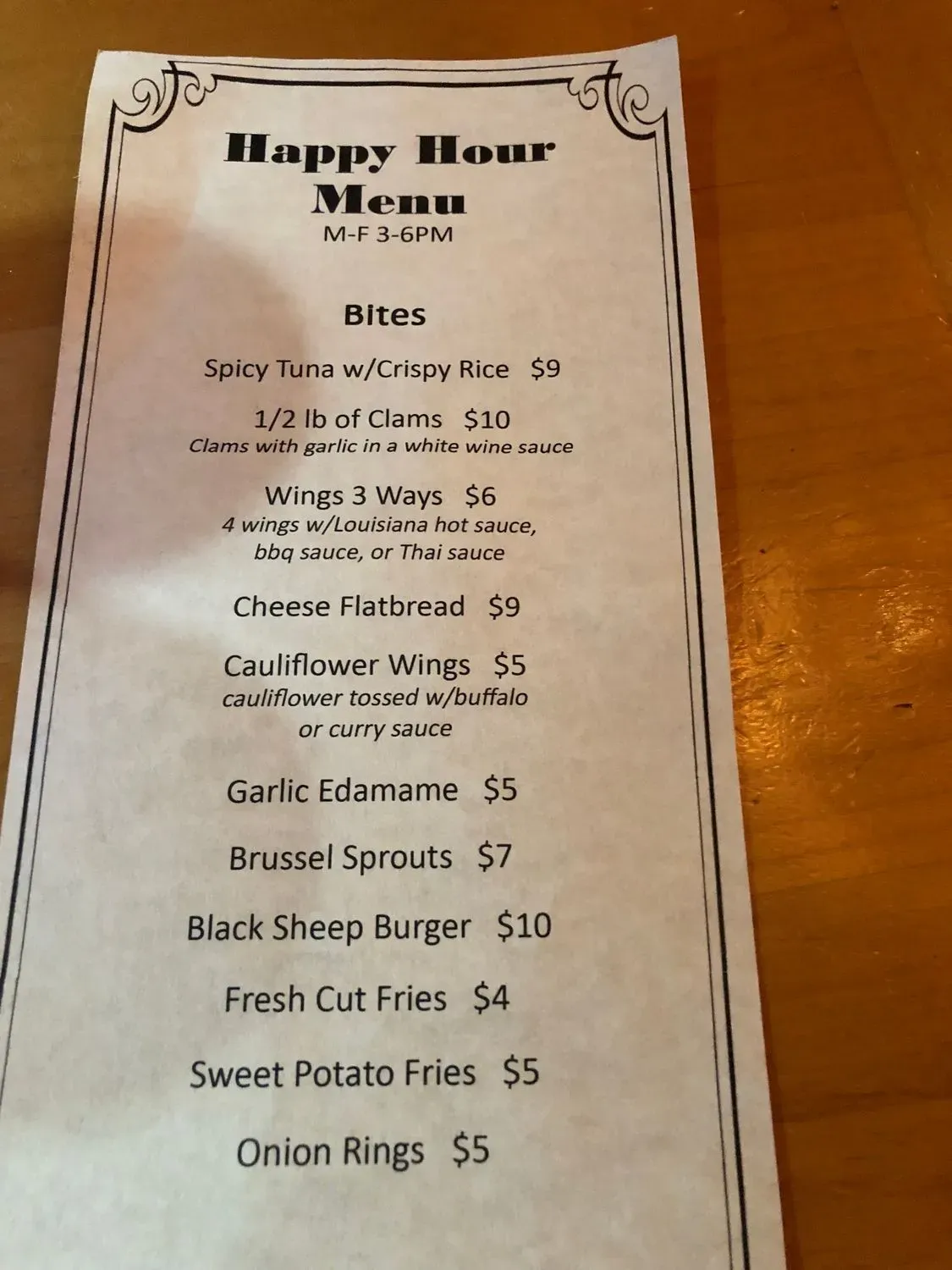 Menu 3