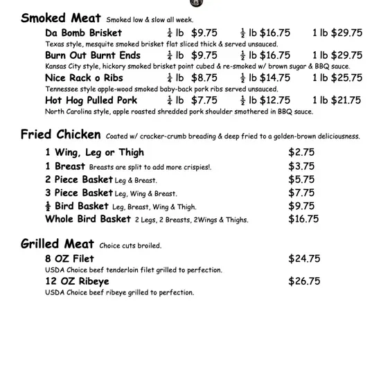 The Peak HonkyTonk Saloon Menu Medaryville, IN Checkle