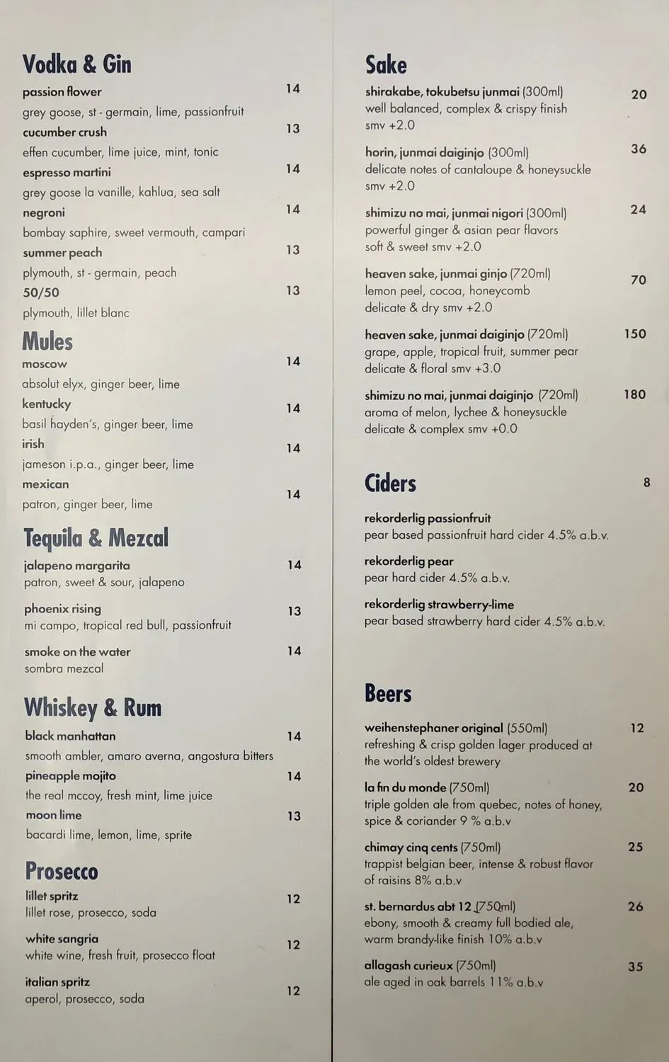 Menu 6