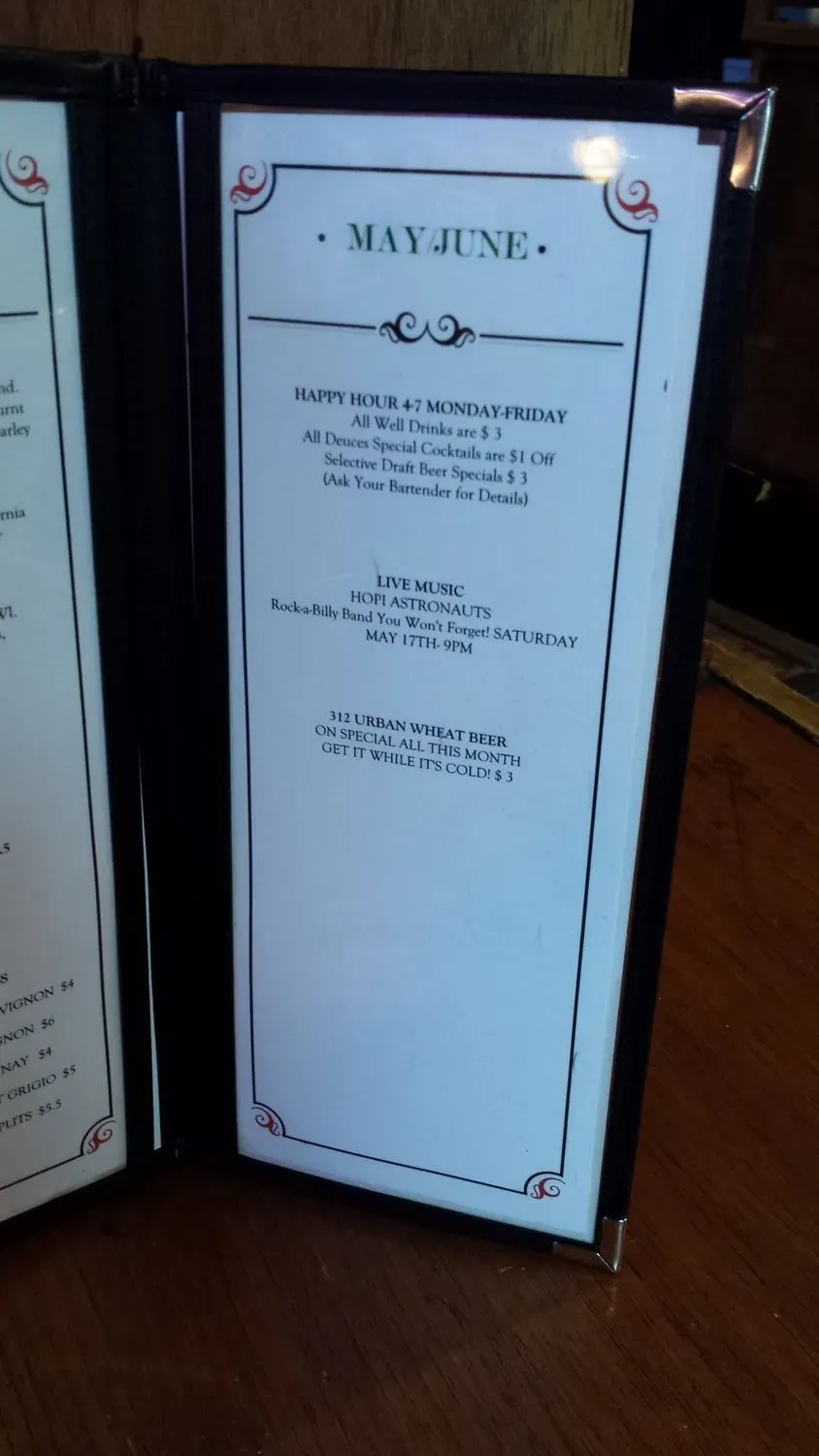 Menu 5