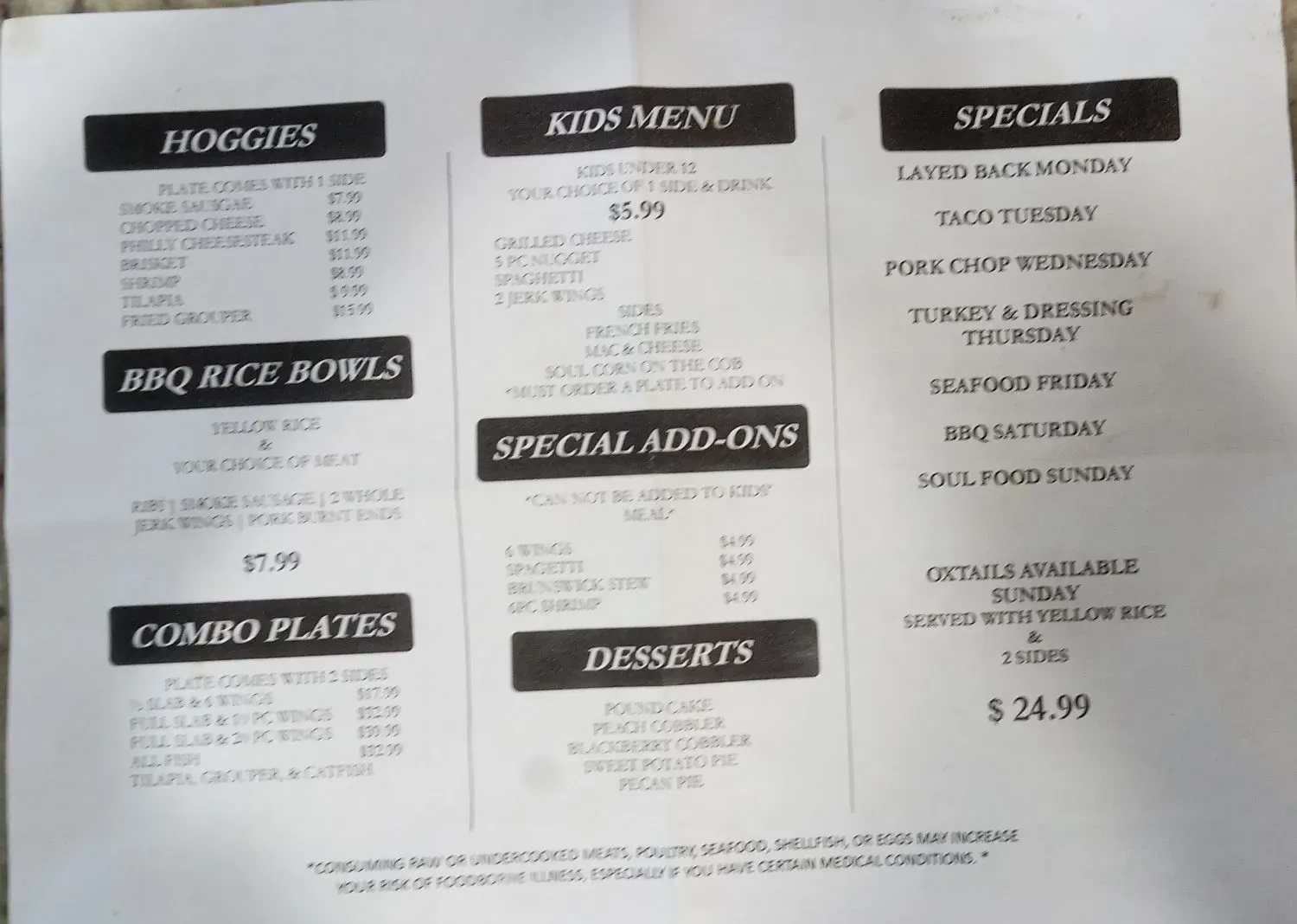 Menu 3