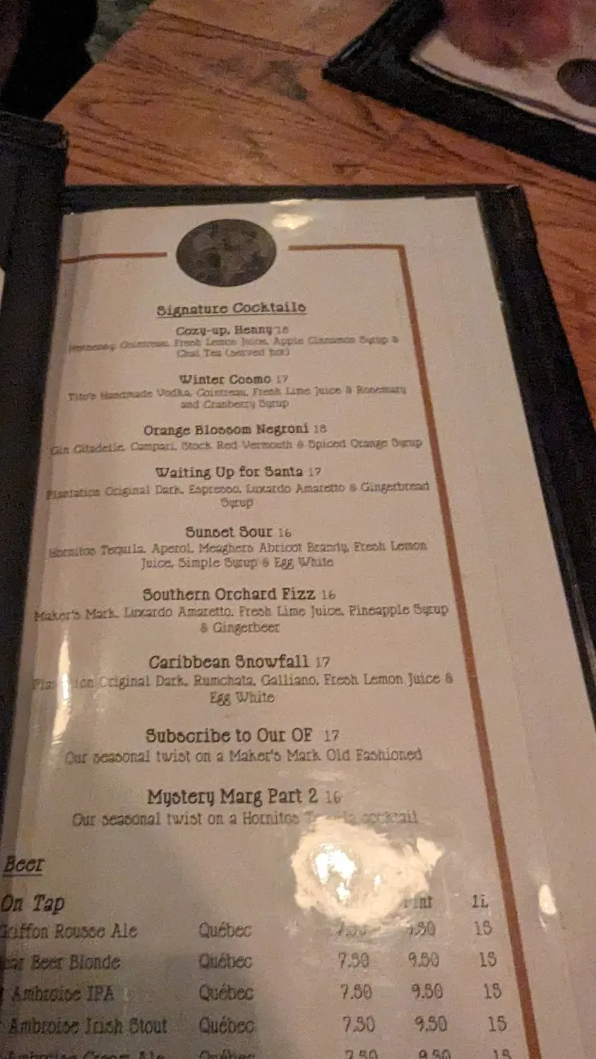 Menu 4