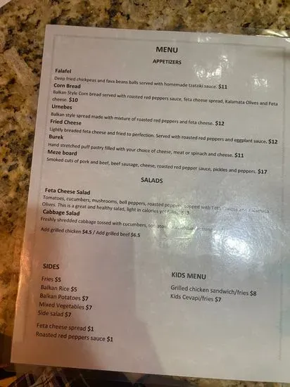 Menu 4