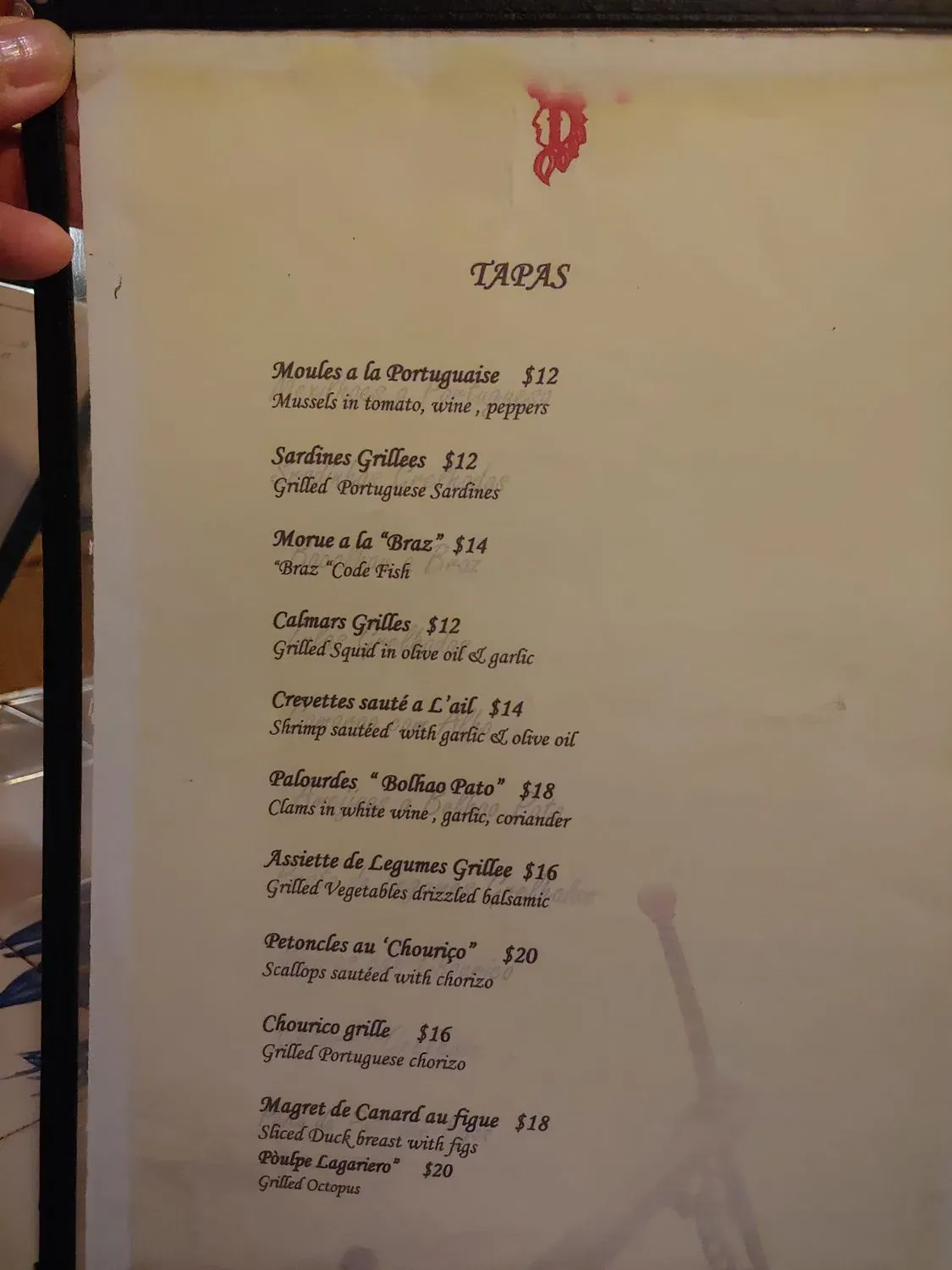 Menu 5