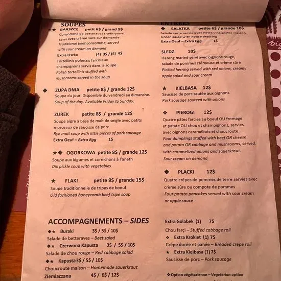 Menu 5