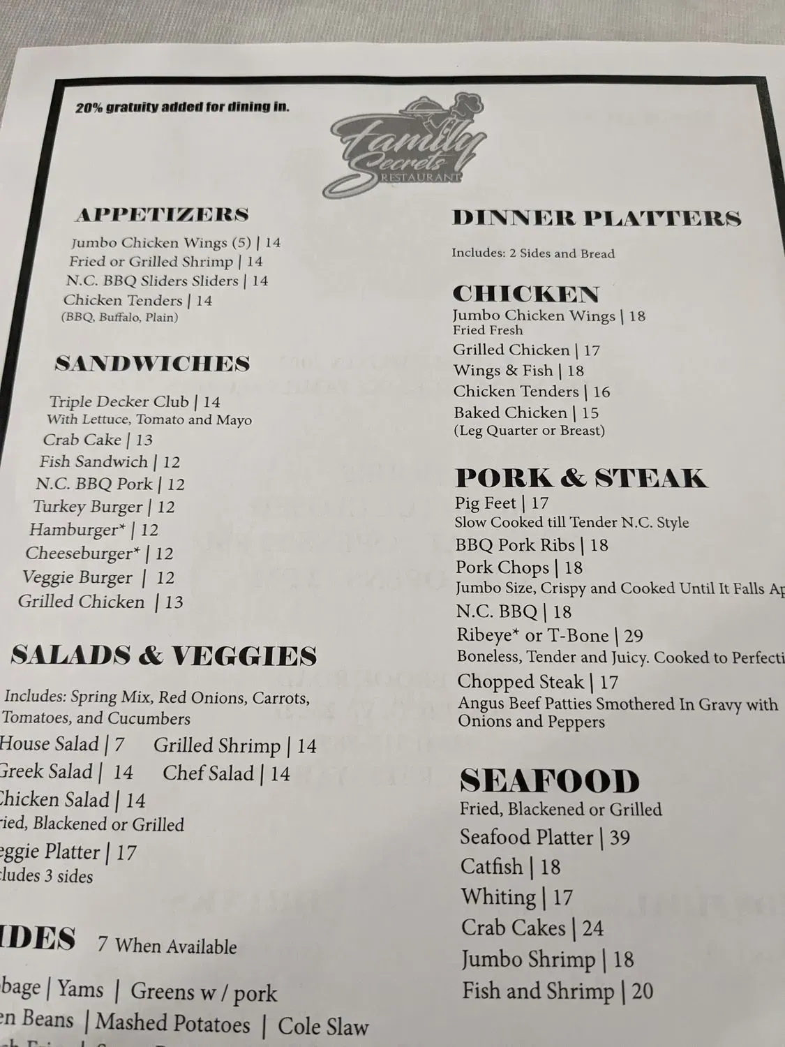 Menu 4