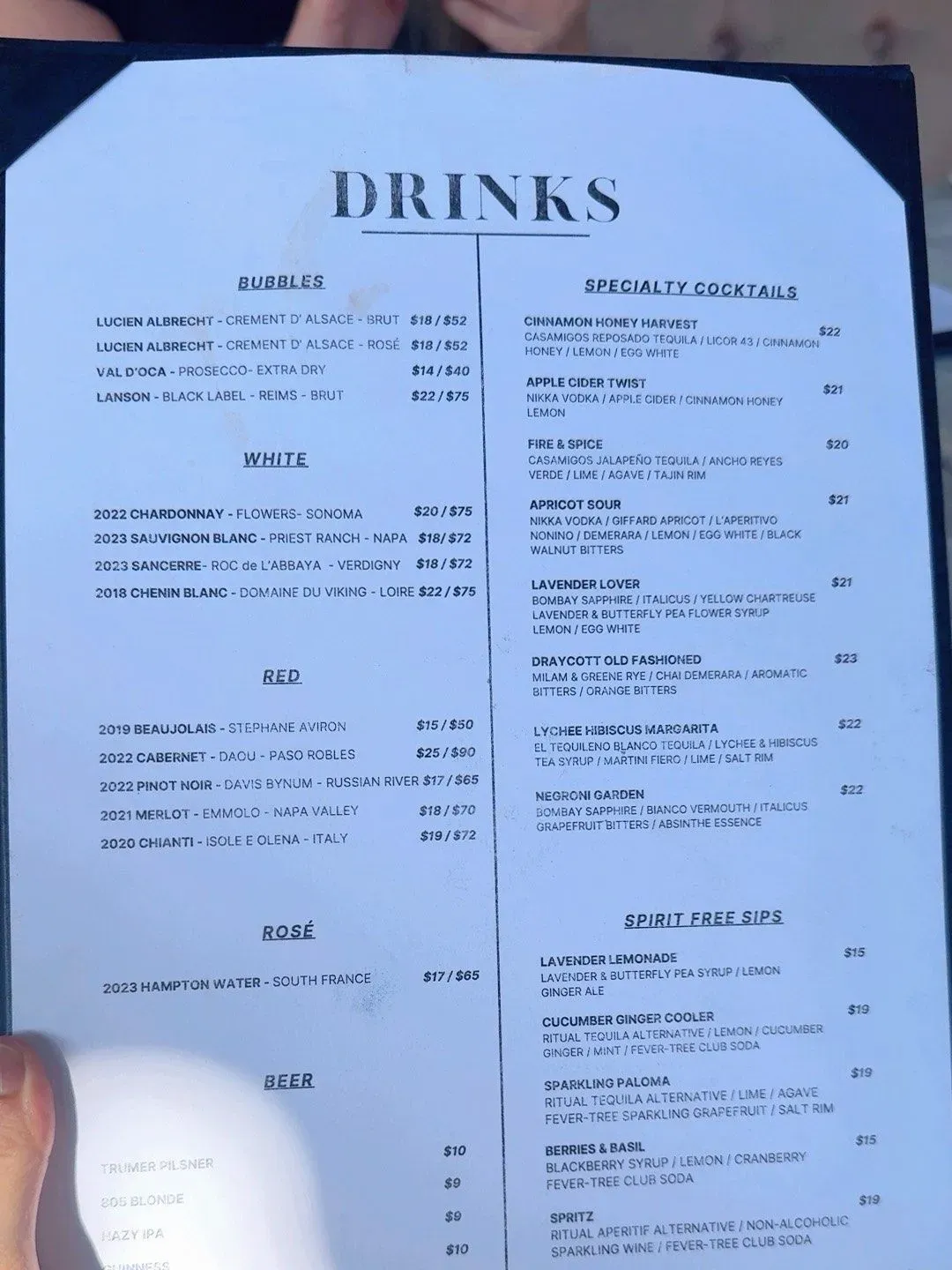 Menu 2