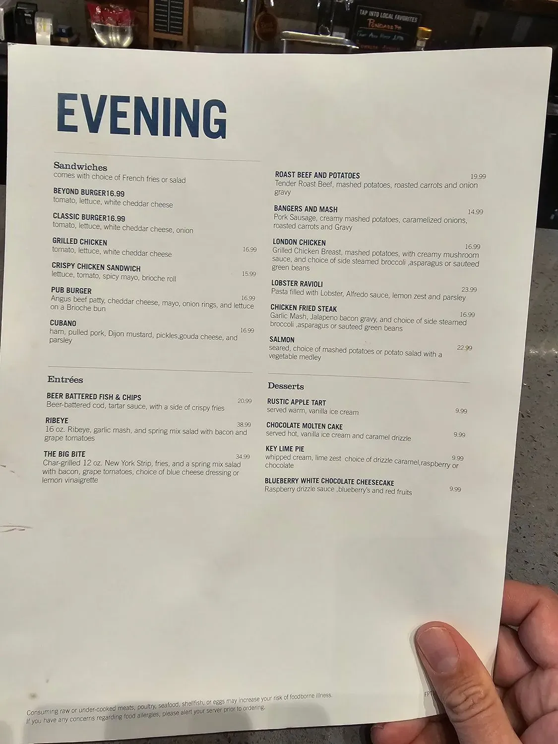 Menu 2