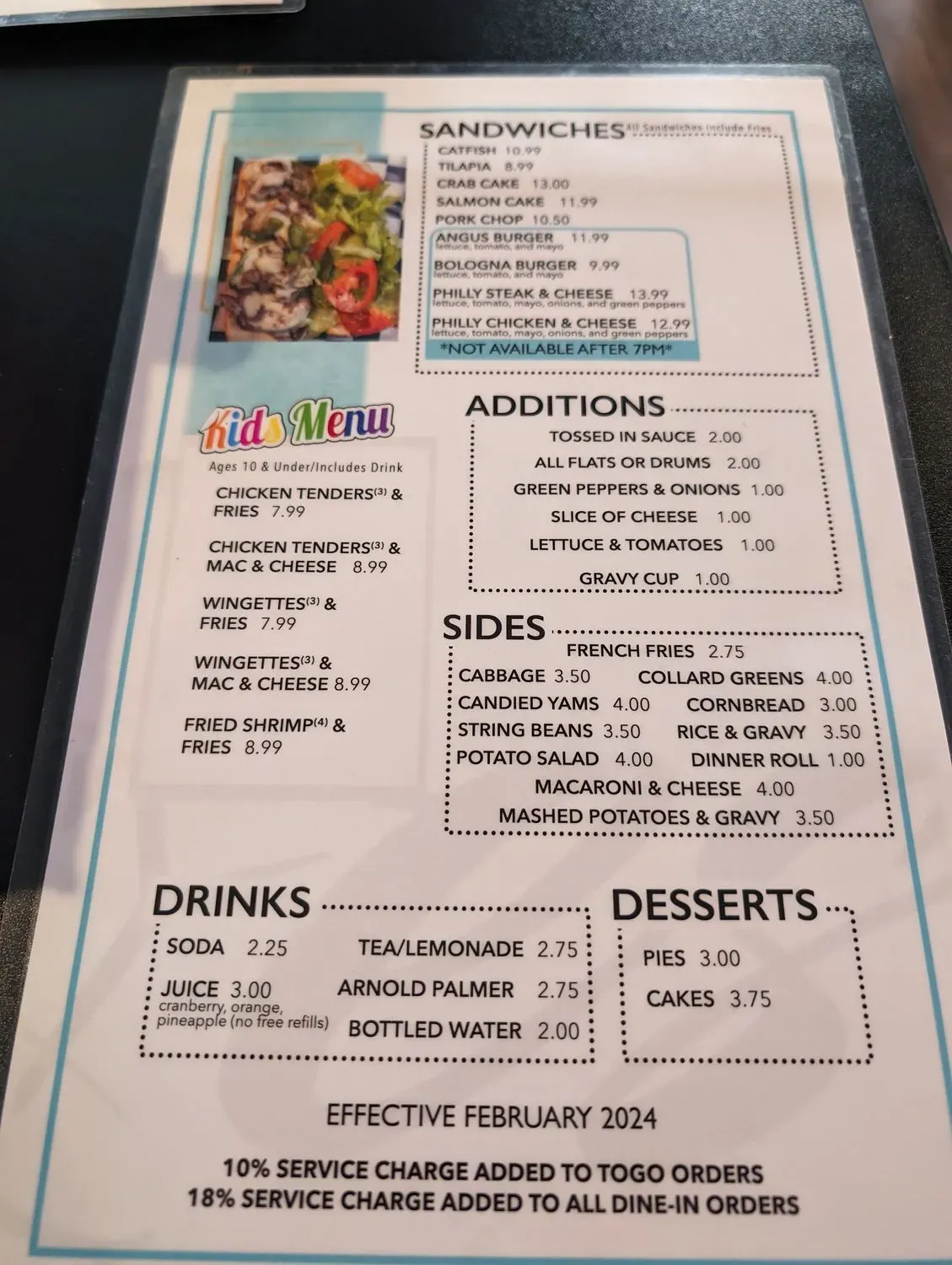 Menu 5