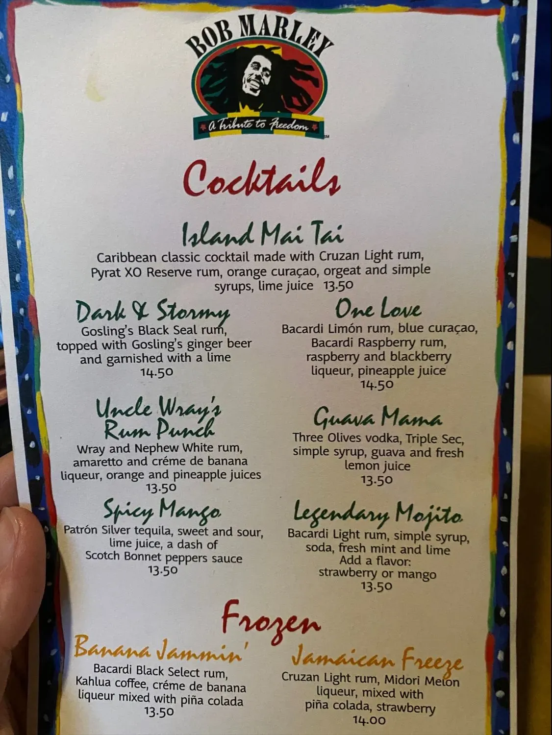 Menu 6