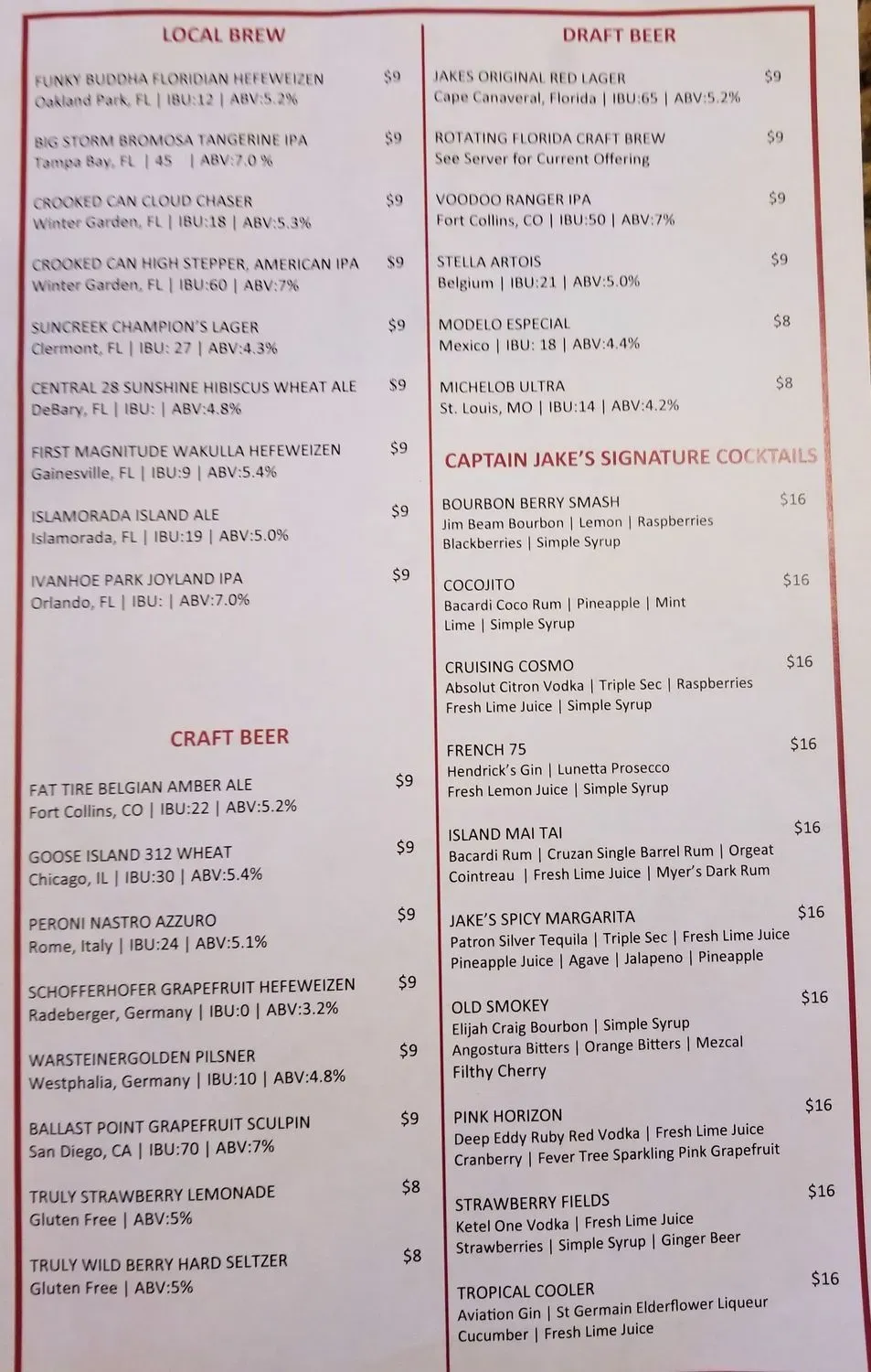 Menu 2