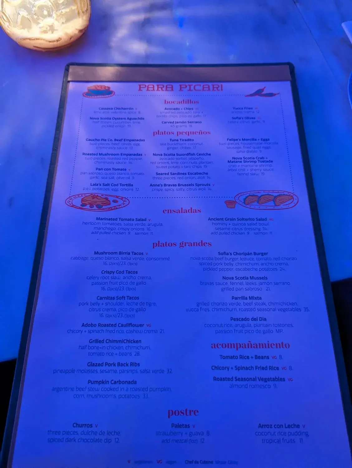 Menu 6