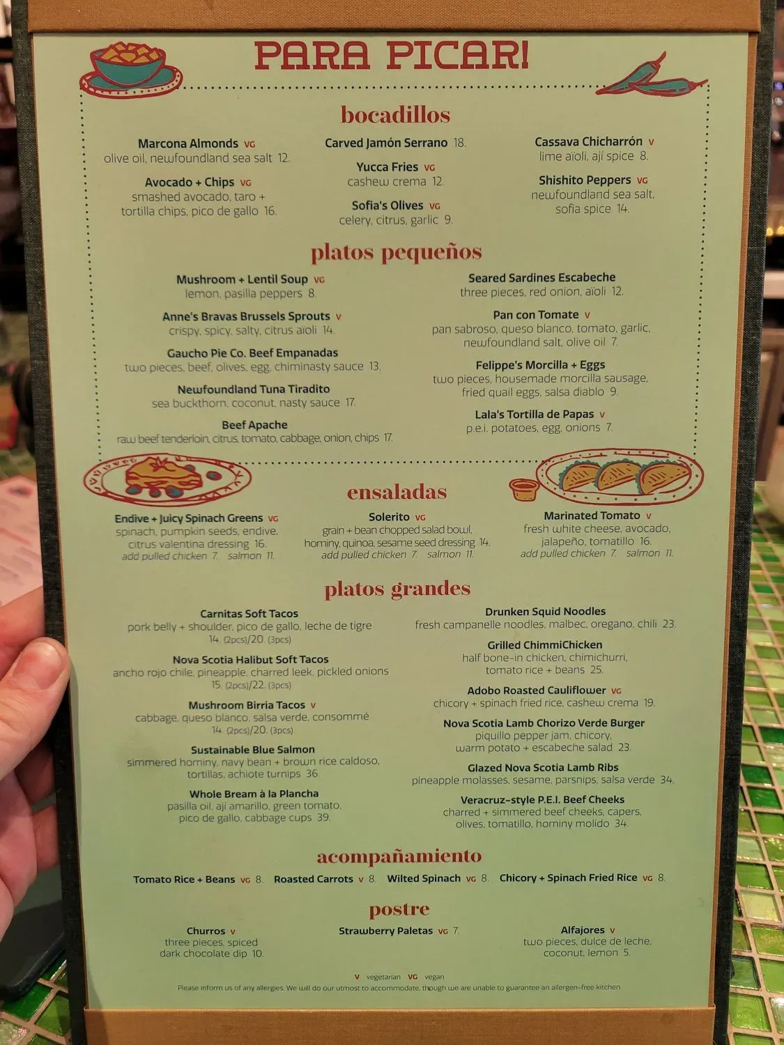 Menu 2