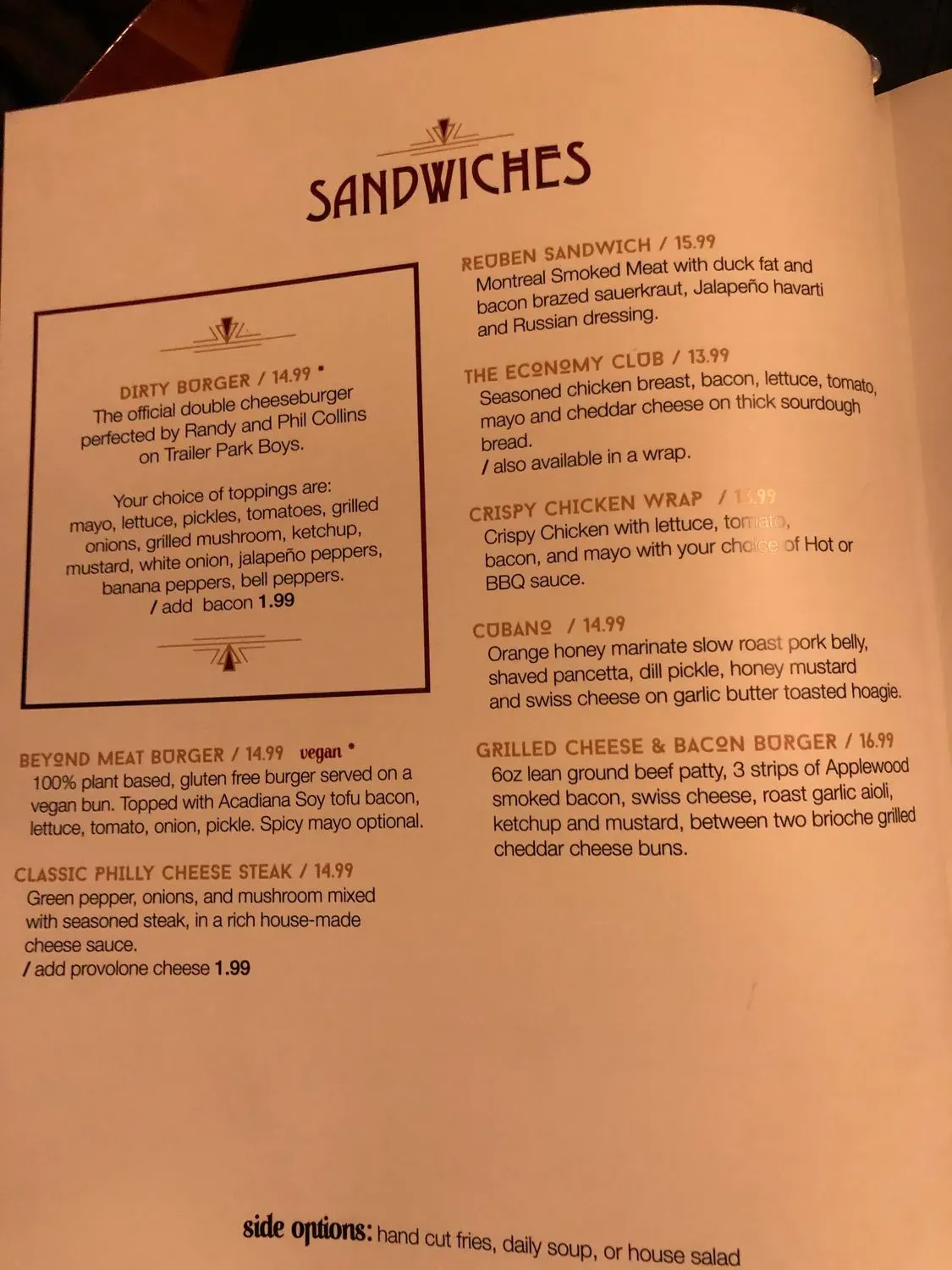 Menu 3