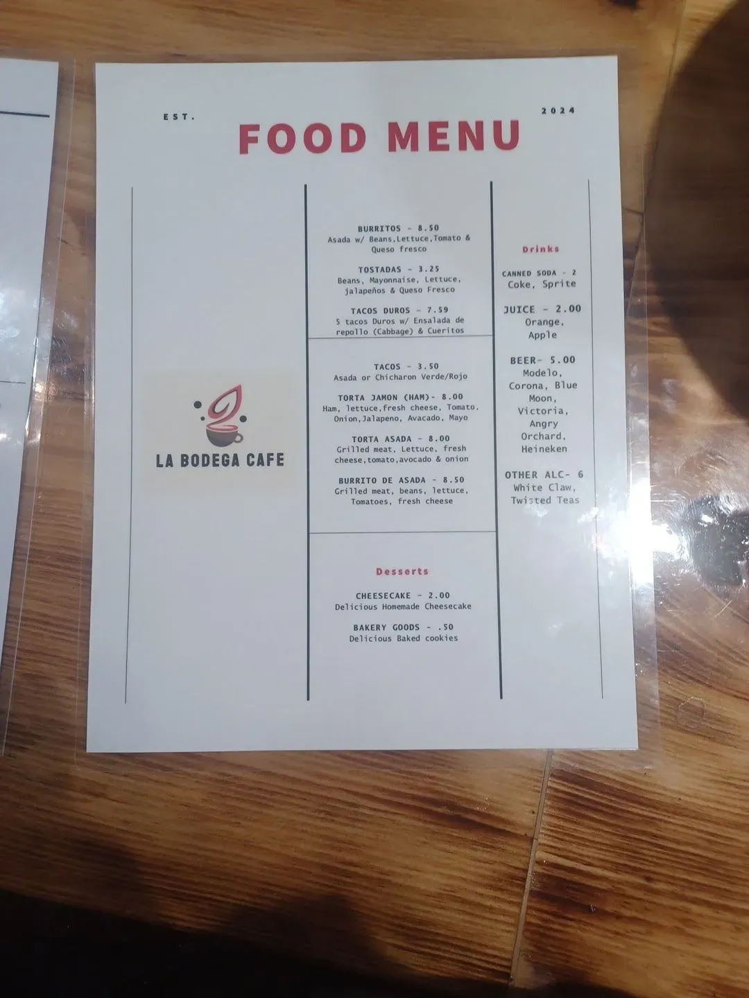 Menu 4