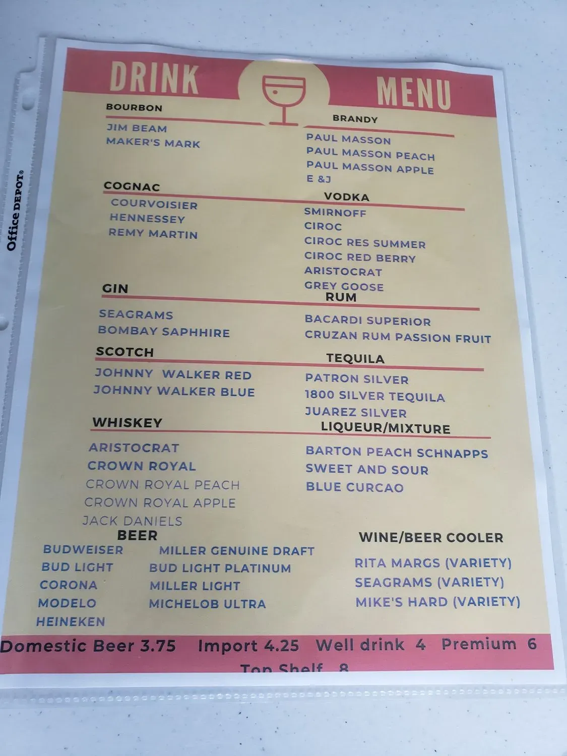 Menu 3