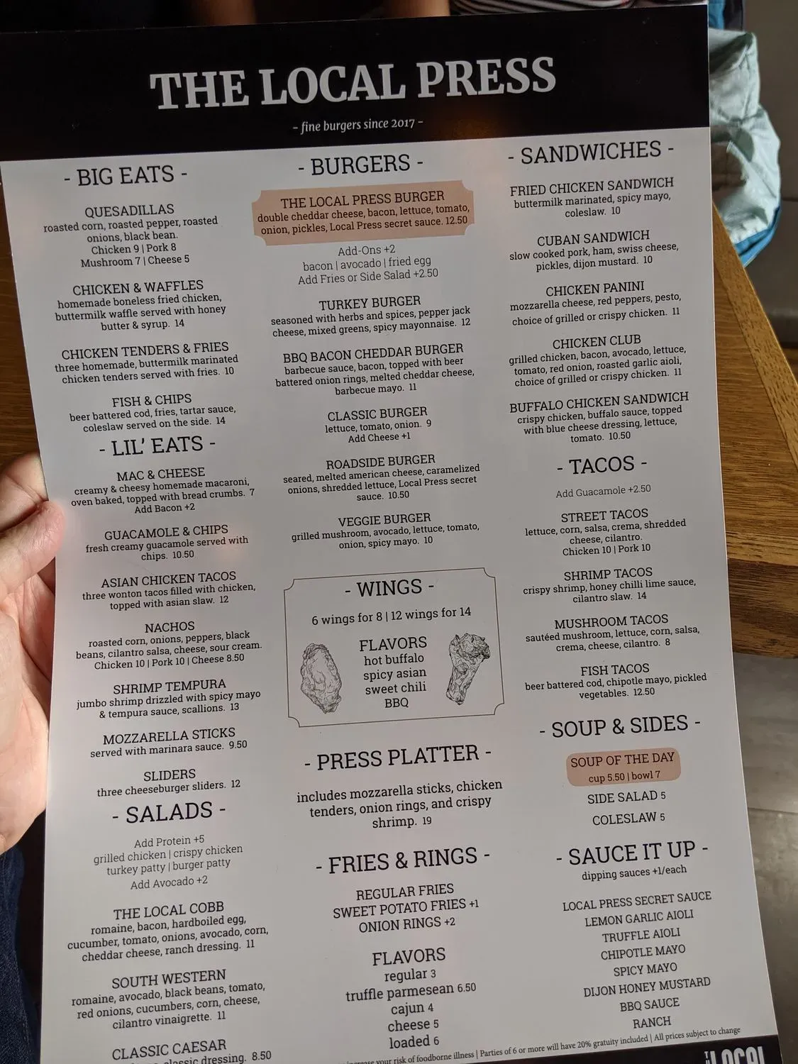 Menu 3